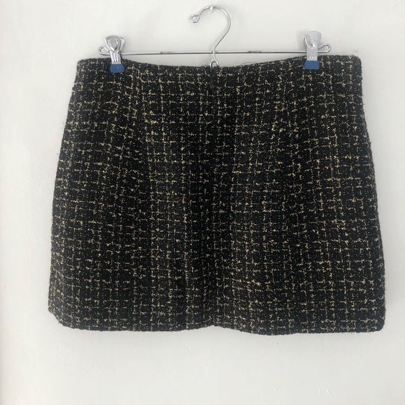 black and gold tweed skirt - Picture 3 of 3